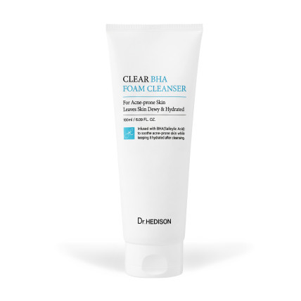 Мягко-кислотная успокаивающая пенка для умывания против высыпаний Dr.HEDISON Clear BHA Foam Cleanser фото